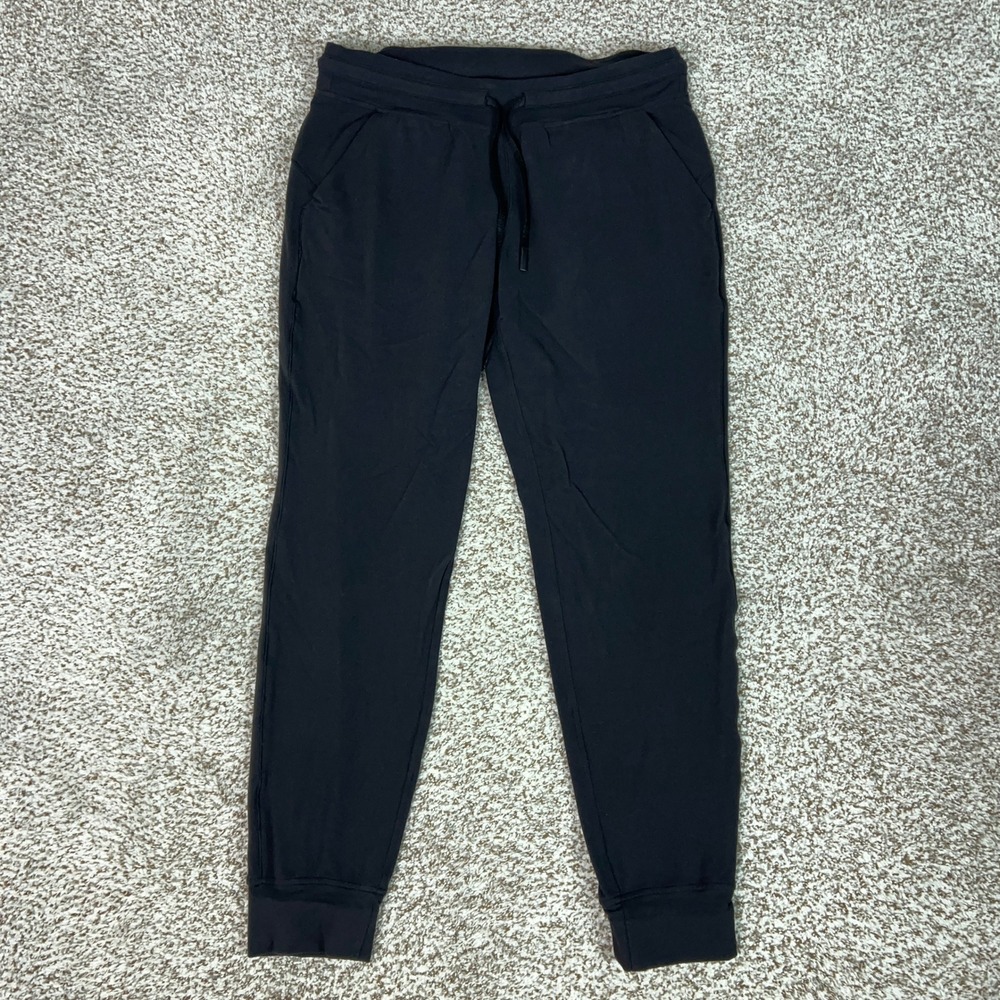 Lululemon Pants Women 10 Black Activewear Joggers Ready To Rulu Sweatpants Gym